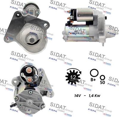 Fispa S12VS0013 - Motorino d'avviamento autozon.pro