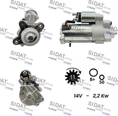 Fispa S12VS0036 - Motorino d'avviamento autozon.pro