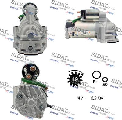 Fispa S12VS0032 - Motorino d'avviamento autozon.pro