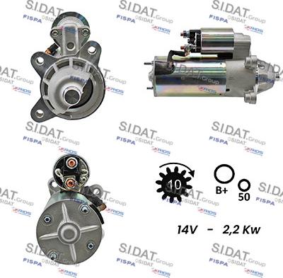 Fispa S12VS0023A2 - Motorino d'avviamento autozon.pro