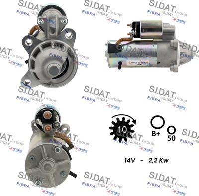 Fispa S12VS0023 - Motorino d'avviamento autozon.pro