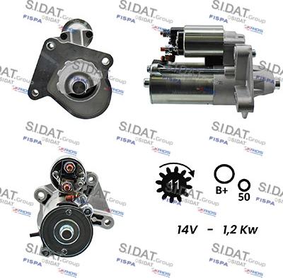 Fispa S12VS0193A2 - Motorino d'avviamento autozon.pro