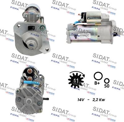 Fispa S12VS0160 - Motorino d'avviamento autozon.pro