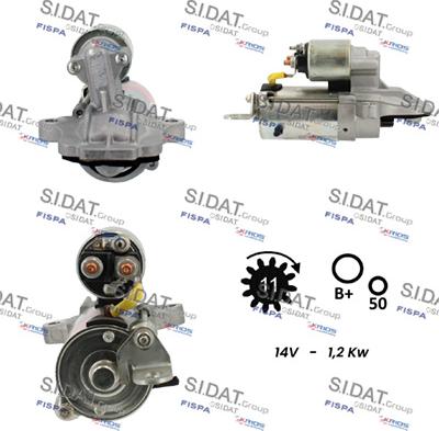 Fispa S12VS0868 - Motorino d'avviamento autozon.pro