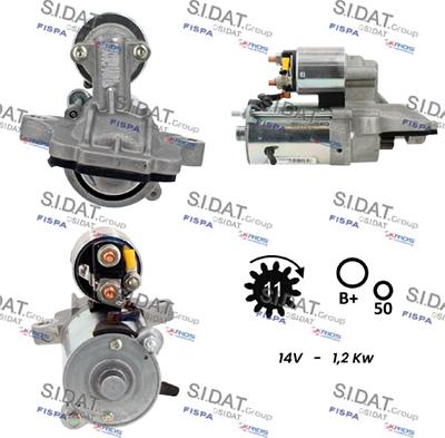 Fispa S12VS0803A2 - Motorino d'avviamento autozon.pro