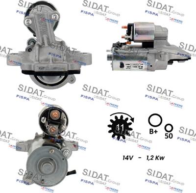 Fispa S12VS0803 - Motorino d'avviamento autozon.pro