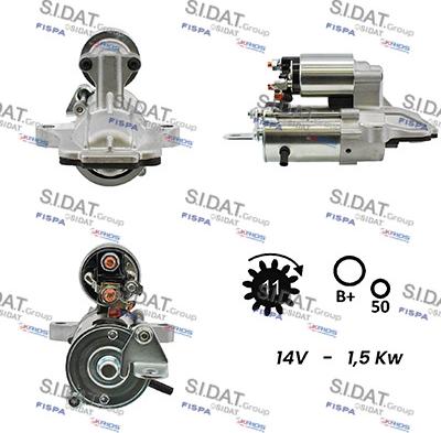 Fispa S12VS0367A2 - Motorino d'avviamento autozon.pro