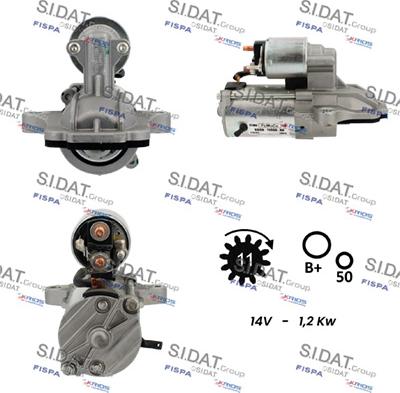 Fispa S12VS0283 - Motorino d'avviamento autozon.pro