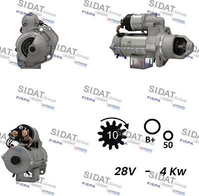 Fispa S24BH0048A2 - Motorino d'avviamento autozon.pro