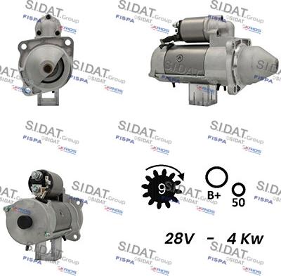 Fispa S24BH0052A2 - Motorino d'avviamento autozon.pro