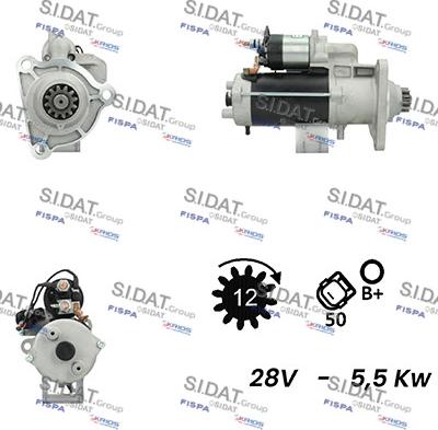 Fispa S24BH0066A2 - Motorino d'avviamento autozon.pro