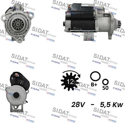 Fispa S24BH0126A2 - Motorino d'avviamento autozon.pro