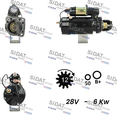 Fispa S24DR0090A2 - Motorino d'avviamento autozon.pro