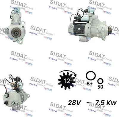 Fispa S24DR0010 - Motorino d'avviamento autozon.pro