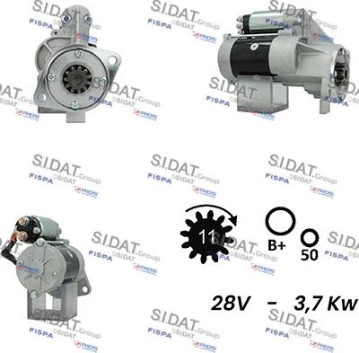 Fispa S24HT0031 - Motorino d'avviamento autozon.pro