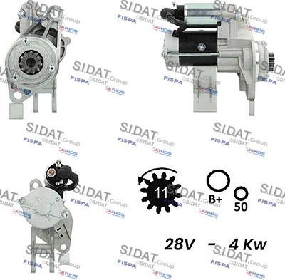 Fispa S24HT0027A2 - Motorino d'avviamento autozon.pro