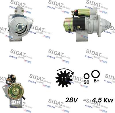 Fispa S24HT0140A2 - Motorino d'avviamento autozon.pro