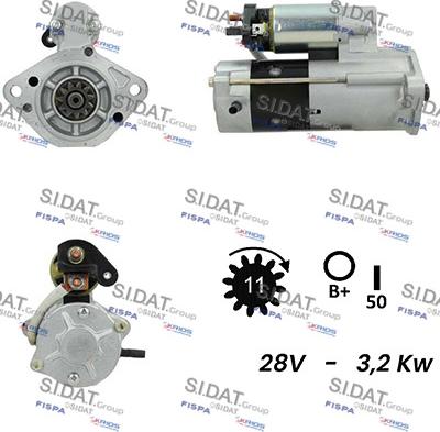 Fispa S24MH0017 - Motorino d'avviamento autozon.pro