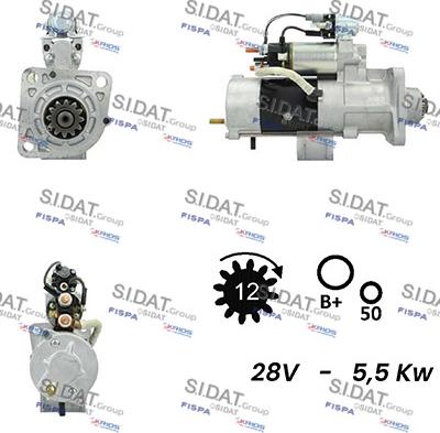 Fispa S24MH0086A2 - Motorino d'avviamento autozon.pro