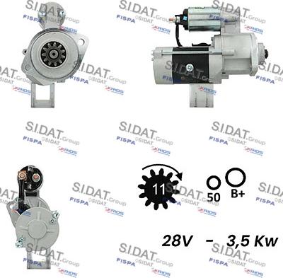 Fispa S24MH0032A2 - Motorino d'avviamento autozon.pro