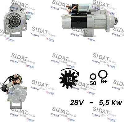 Fispa S24MH0072A2 - Motorino d'avviamento autozon.pro