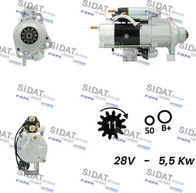 Fispa S24MH0077 - Motorino d'avviamento autozon.pro