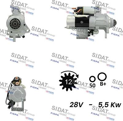 Fispa S24MH0110 - Motorino d'avviamento autozon.pro