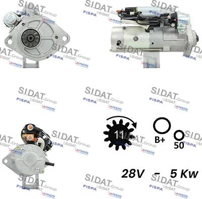 Fispa S24MH0131A2 - Motorino d'avviamento autozon.pro