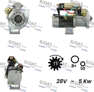 Fispa S24MH0138A2 - Motorino d'avviamento autozon.pro