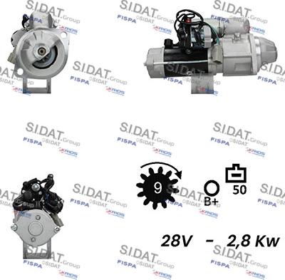 Fispa S24NK0028A2 - Motorino d'avviamento autozon.pro