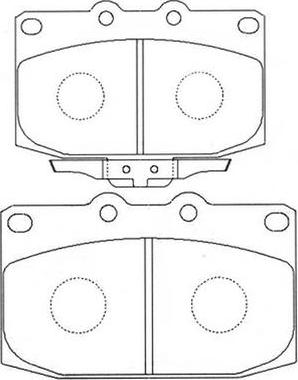 FIT FP5154 - Kit pastiglie freno, Freno a disco autozon.pro