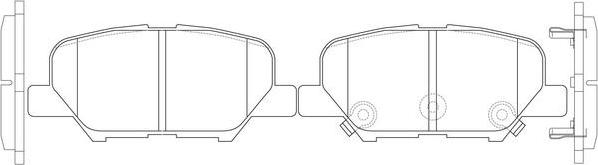 FIT FP5151 - Kit pastiglie freno, Freno a disco autozon.pro