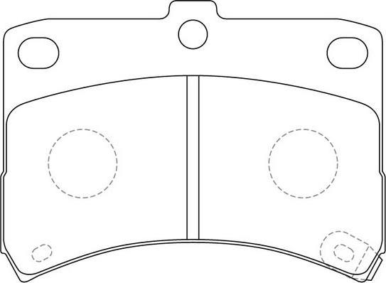 FIT FP6170 - Kit pastiglie freno, Freno a disco autozon.pro