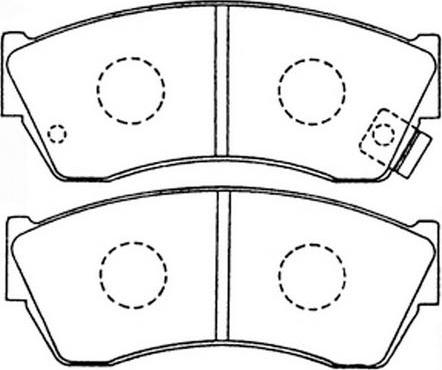 FIT FP0451 - Kit pastiglie freno, Freno a disco autozon.pro