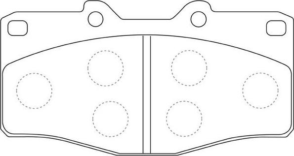 FIT FP0410 - Kit pastiglie freno, Freno a disco autozon.pro