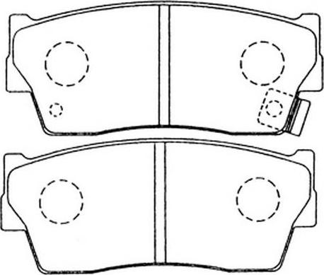 FIT FP0418 - Kit pastiglie freno, Freno a disco autozon.pro