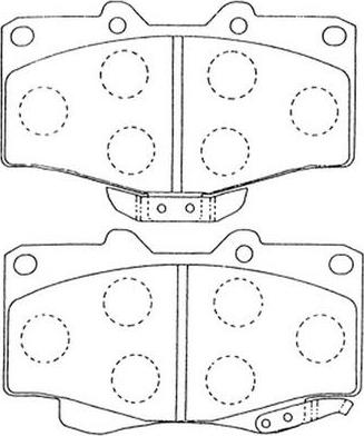 FIT FP0436 - Kit pastiglie freno, Freno a disco autozon.pro