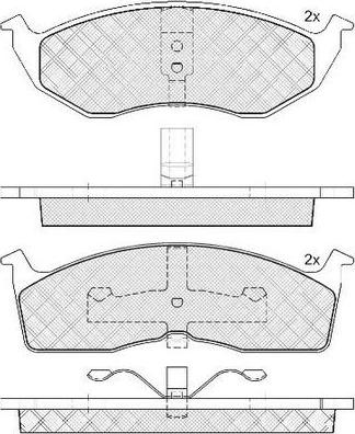 FIT FP0591 - Kit pastiglie freno, Freno a disco autozon.pro