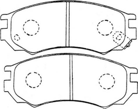 FIT FP0549 - Kit pastiglie freno, Freno a disco autozon.pro