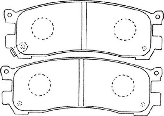 FIT FP0553 - Kit pastiglie freno, Freno a disco autozon.pro