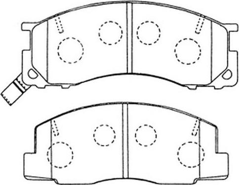 FIT FP0500 - Kit pastiglie freno, Freno a disco autozon.pro