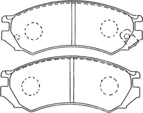 FIT FP0507 - Kit pastiglie freno, Freno a disco autozon.pro