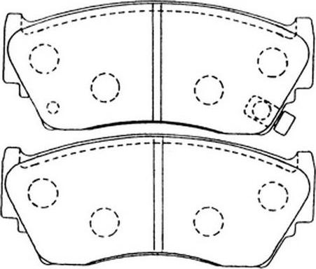 FIT FP0510 - Kit pastiglie freno, Freno a disco autozon.pro