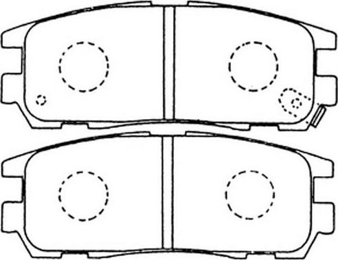 FIT FP0580 - Kit pastiglie freno, Freno a disco autozon.pro