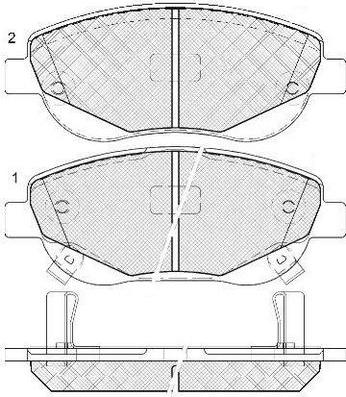 FIT FP0536 - Kit pastiglie freno, Freno a disco autozon.pro