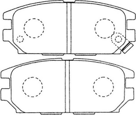 FIT FP0532 - Kit pastiglie freno, Freno a disco autozon.pro