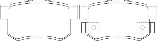 FIT FP0537 - Kit pastiglie freno, Freno a disco autozon.pro