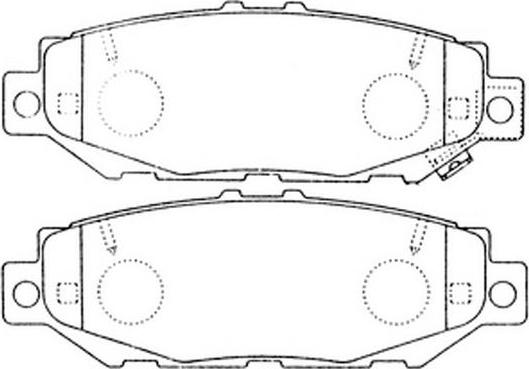 FIT FP0572 - Kit pastiglie freno, Freno a disco autozon.pro