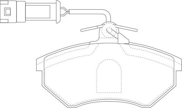 FIT FP0696E - Kit pastiglie freno, Freno a disco autozon.pro