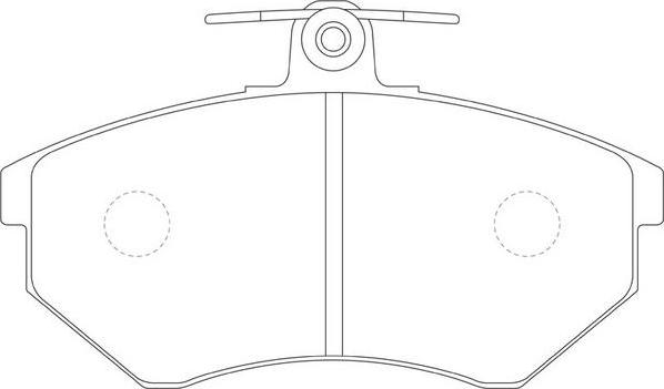 SAF 1HM698151A - Kit pastiglie freno, Freno a disco autozon.pro